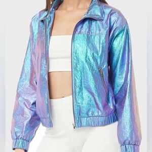 Forever 21 Iridescent Purple Jacket